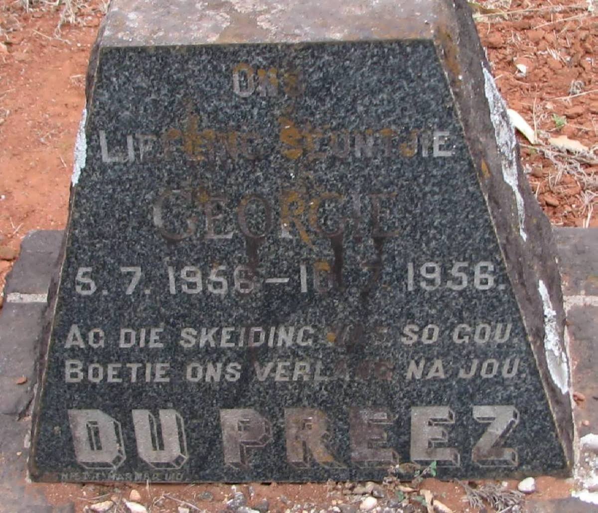 PREEZ George, du 1956-1958