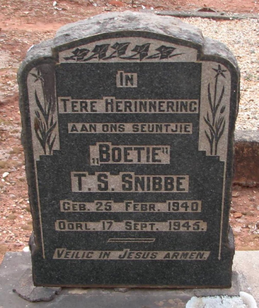 SNIBBE T.S. 1940-1945