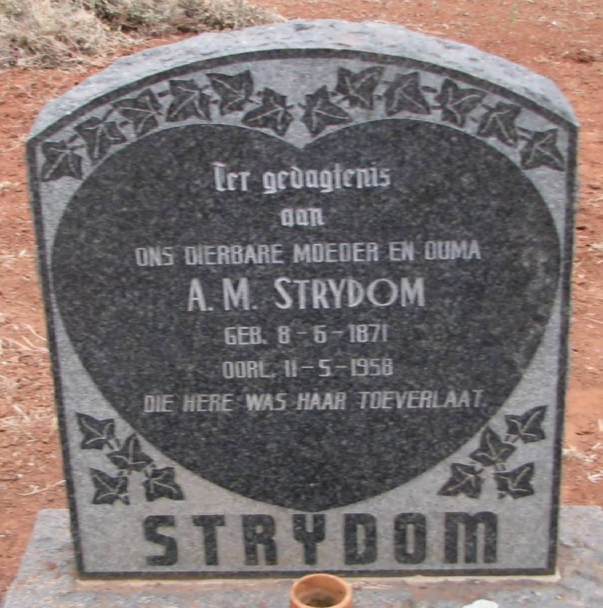 STRYDOM A.M. 1871-1958