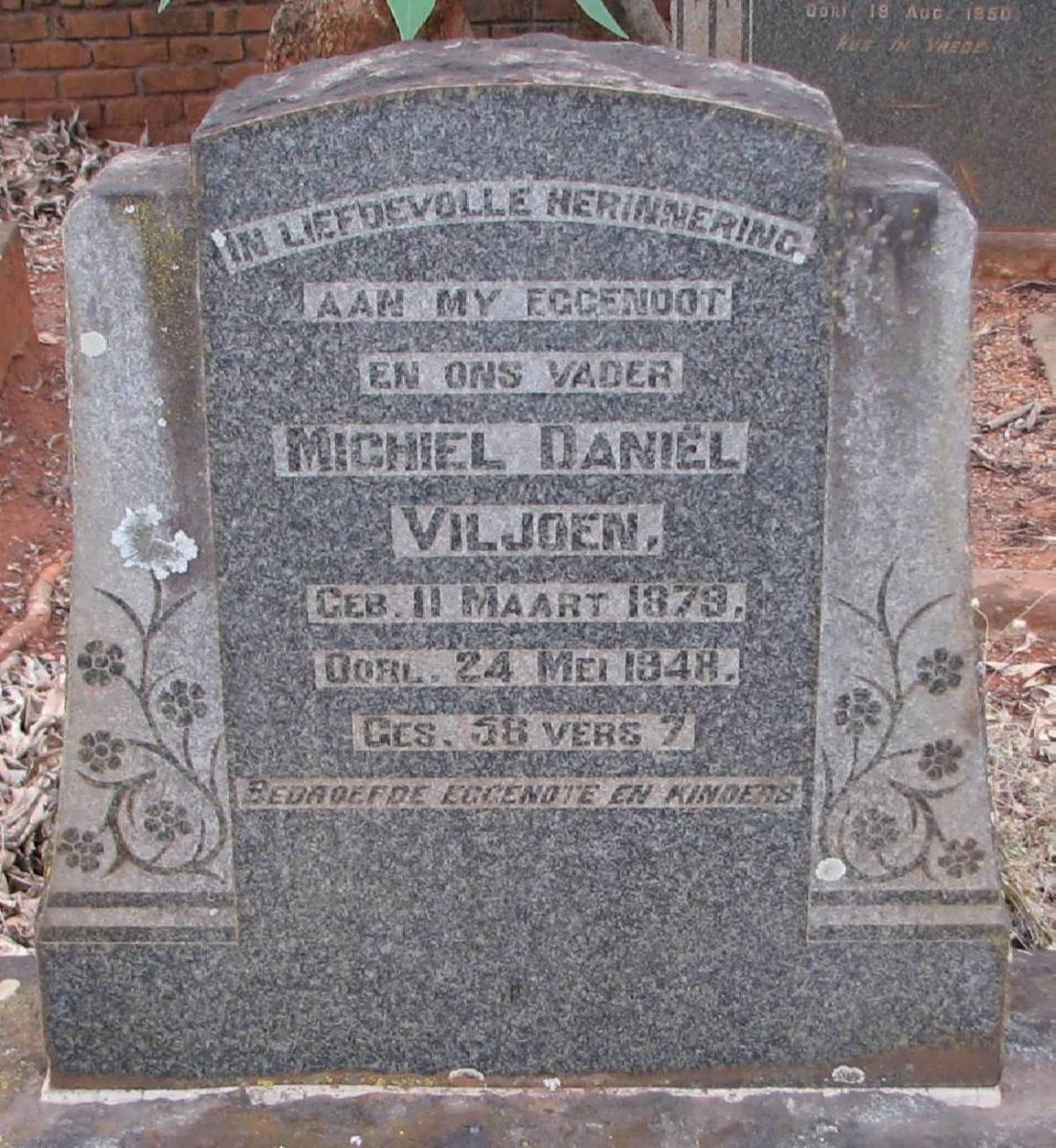 VILJOEN Michiel Daniel 1879-1948