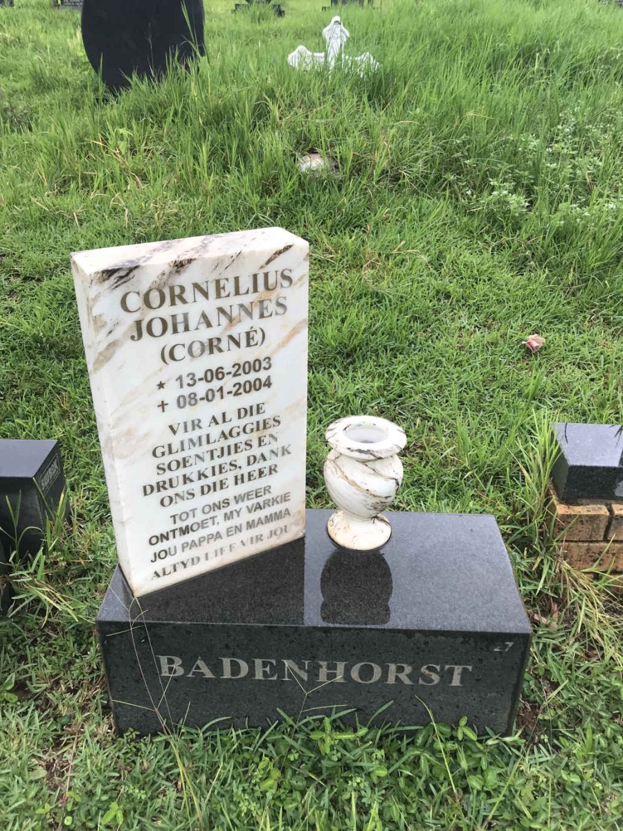 BADENHORST Cornelius Johannes 2003-2004