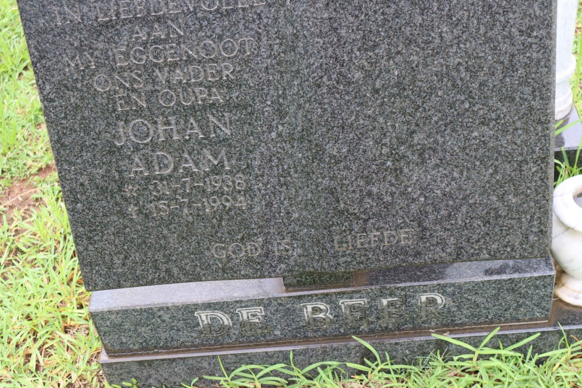 BEER Johan Adam, de 1938-1994