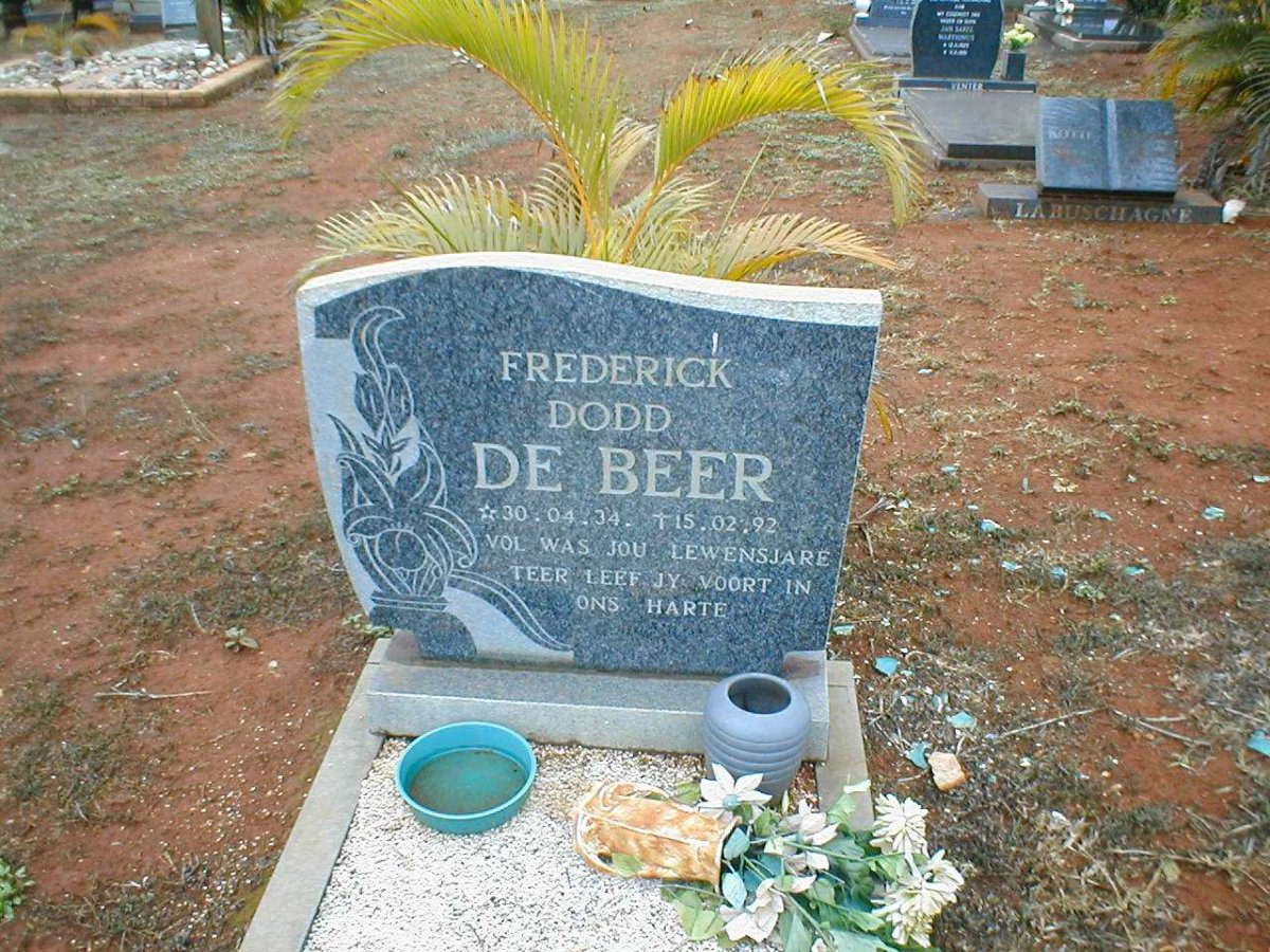 BEER Frederick Dodd, de 1934-1992