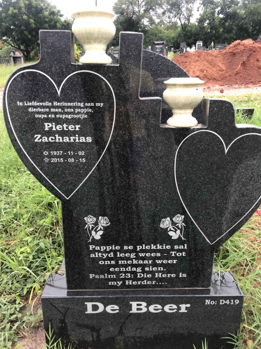 BEER Pieter Zacharias, de 1937-2015