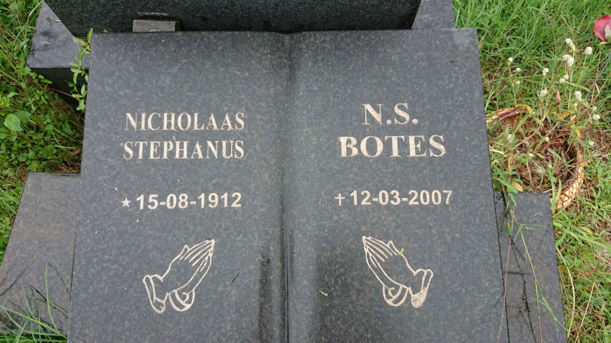 BOTES Nicolaas Stephanus 1912-2007