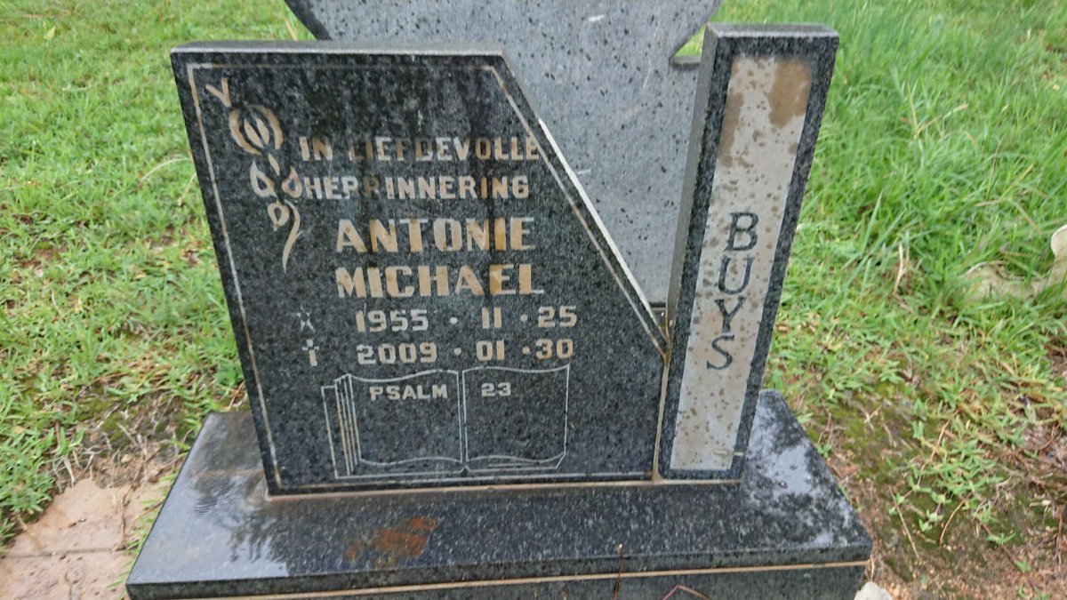 BUYS Antonie Michael 1955-2009
