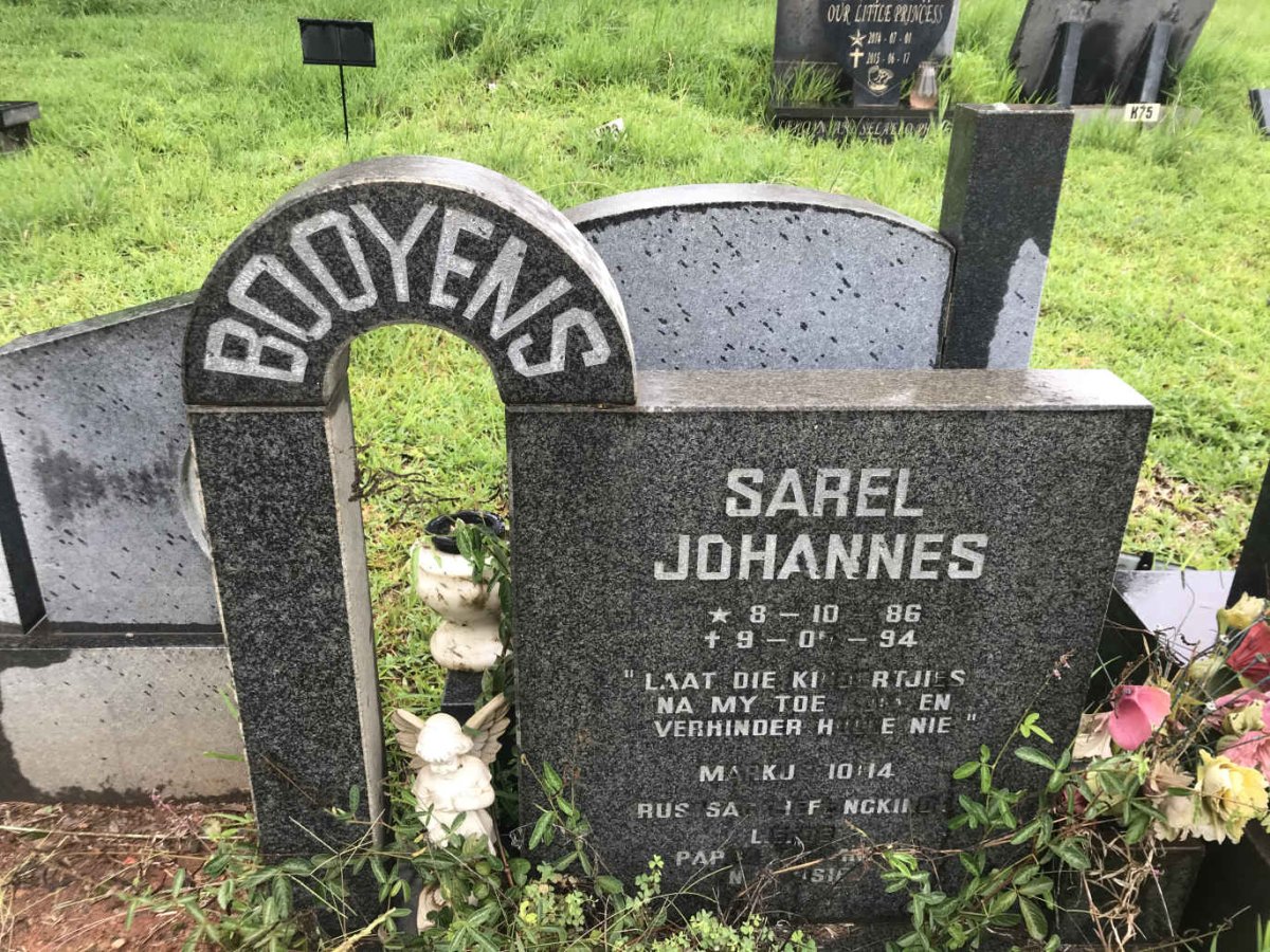 BOOYENS Sarel Johannes 1986-1994