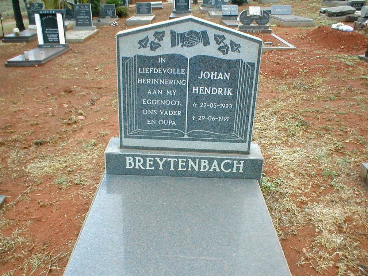 BREYTENBACH Johan Hendrik 1923-1991