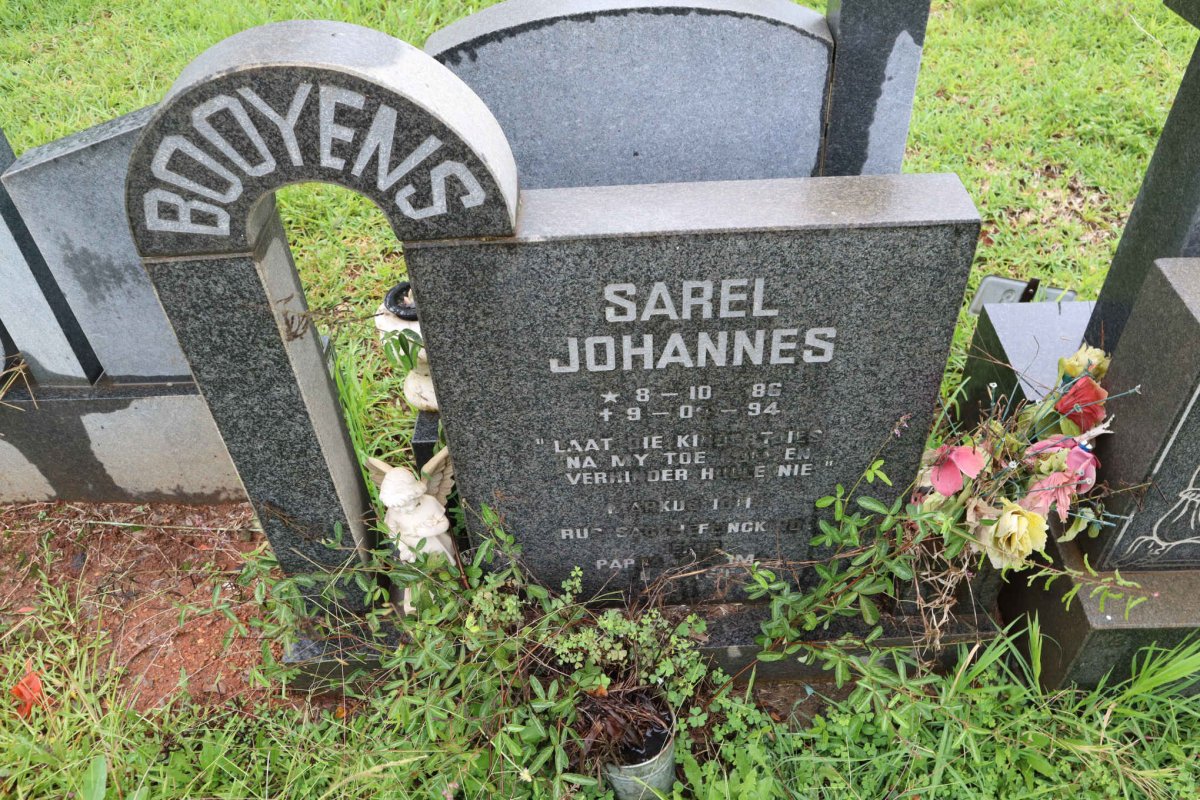 BOOYENS Sarel Johannes 1986-1994