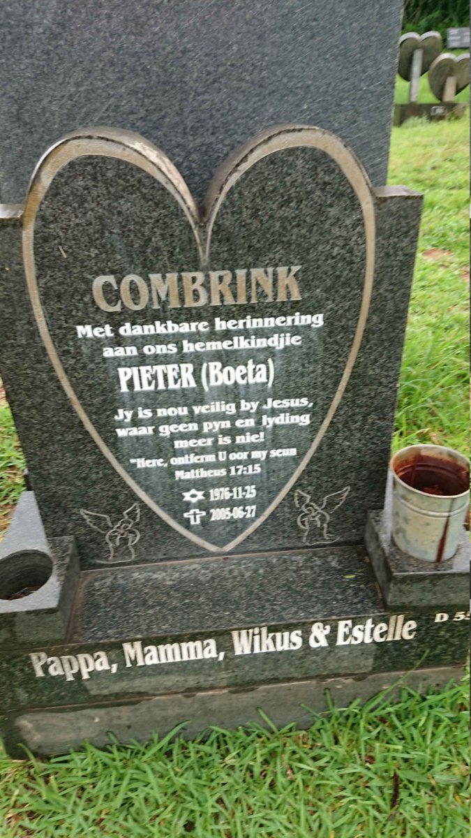 COMBRINK Pieter 1976-2005
