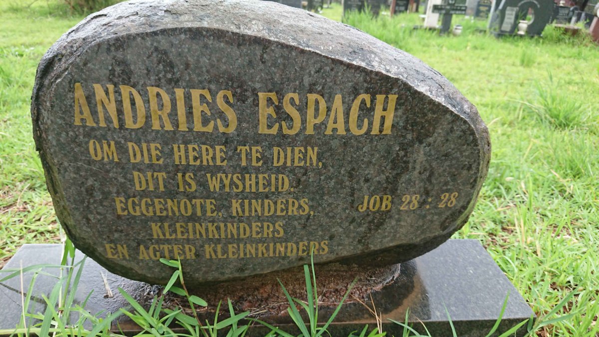 ESPACH Andries