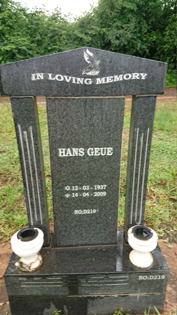 GEUE Hans 1937-2009