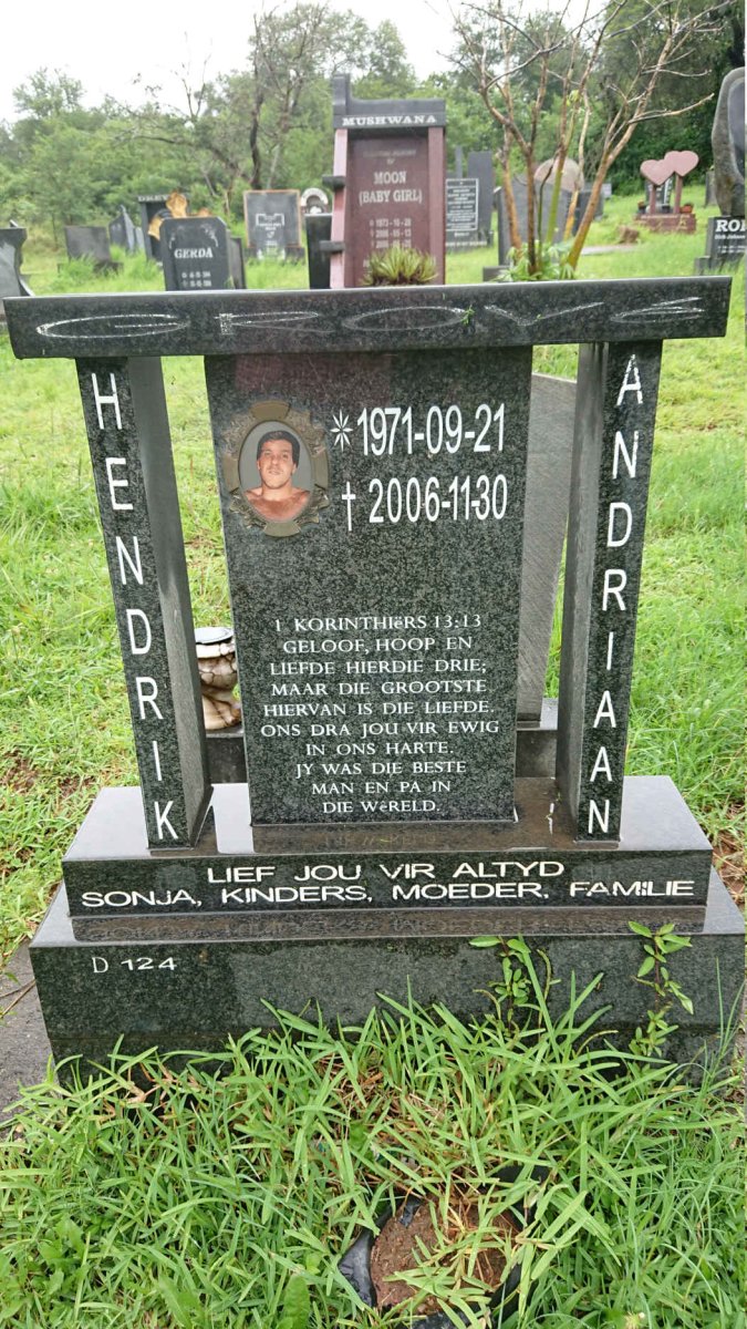 GROVE Hendrik Andriaan 1971-2006