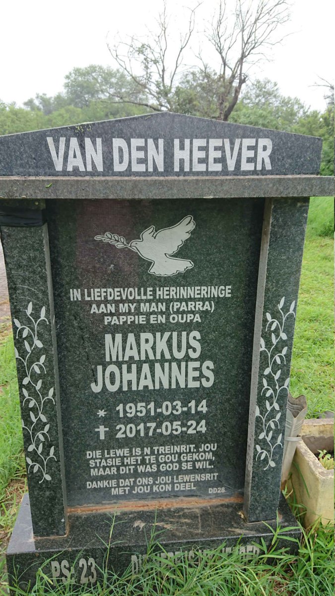 HEEVER Markus Johannes, van den 1951-2017