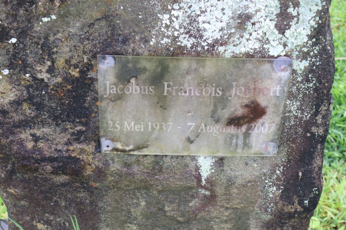 JOUBERT Jacobus Francois 1937-2007