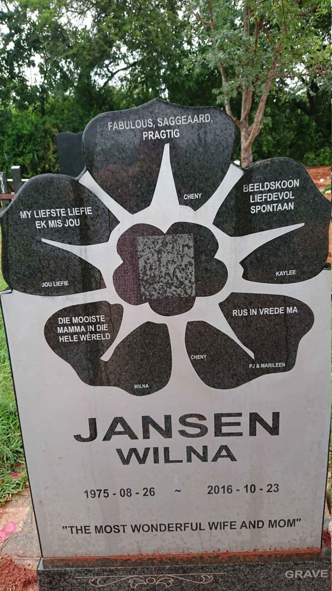 JANSEN Wilna 1975-2016