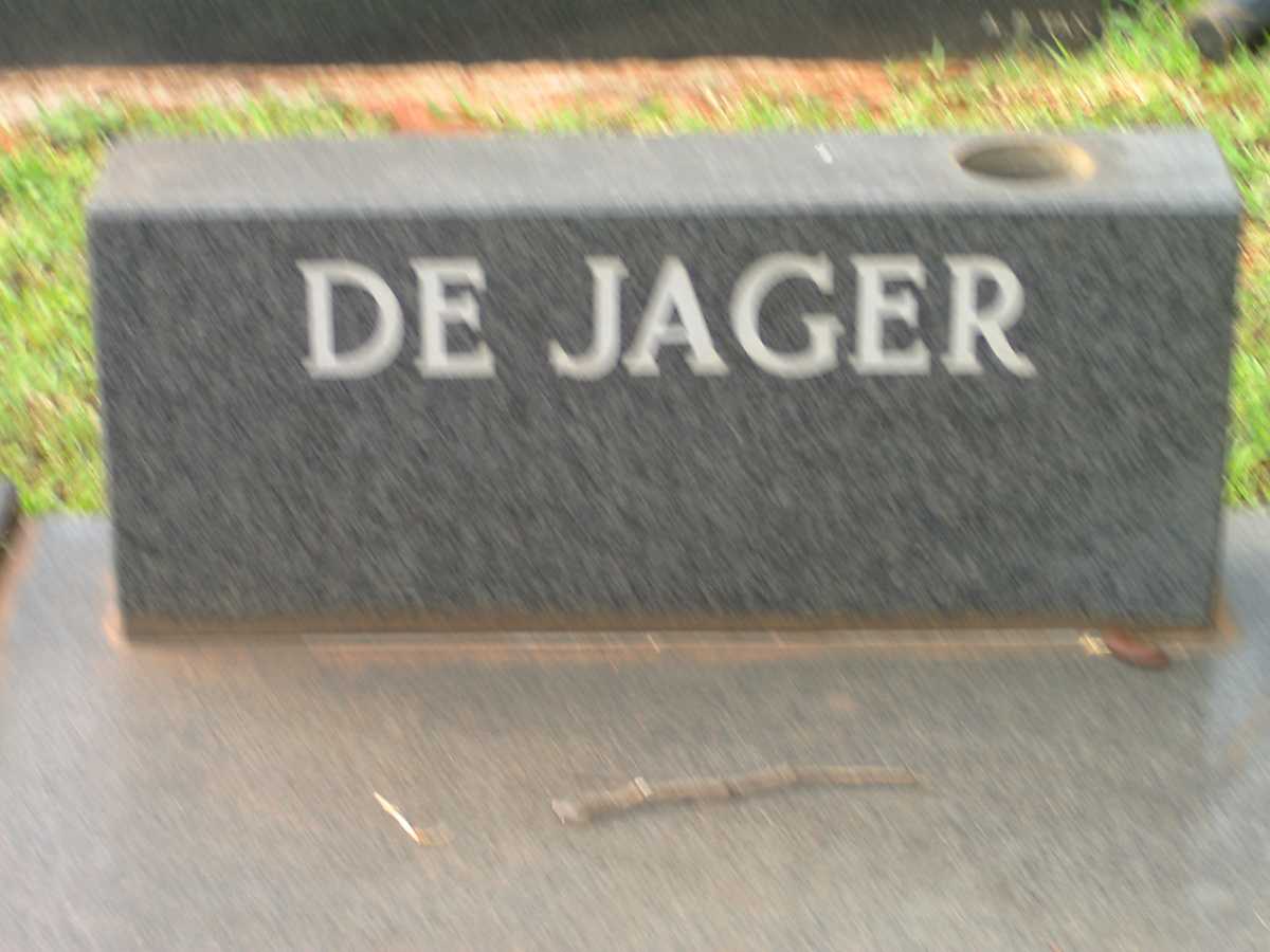 JAGER H.J., de 1910-1974