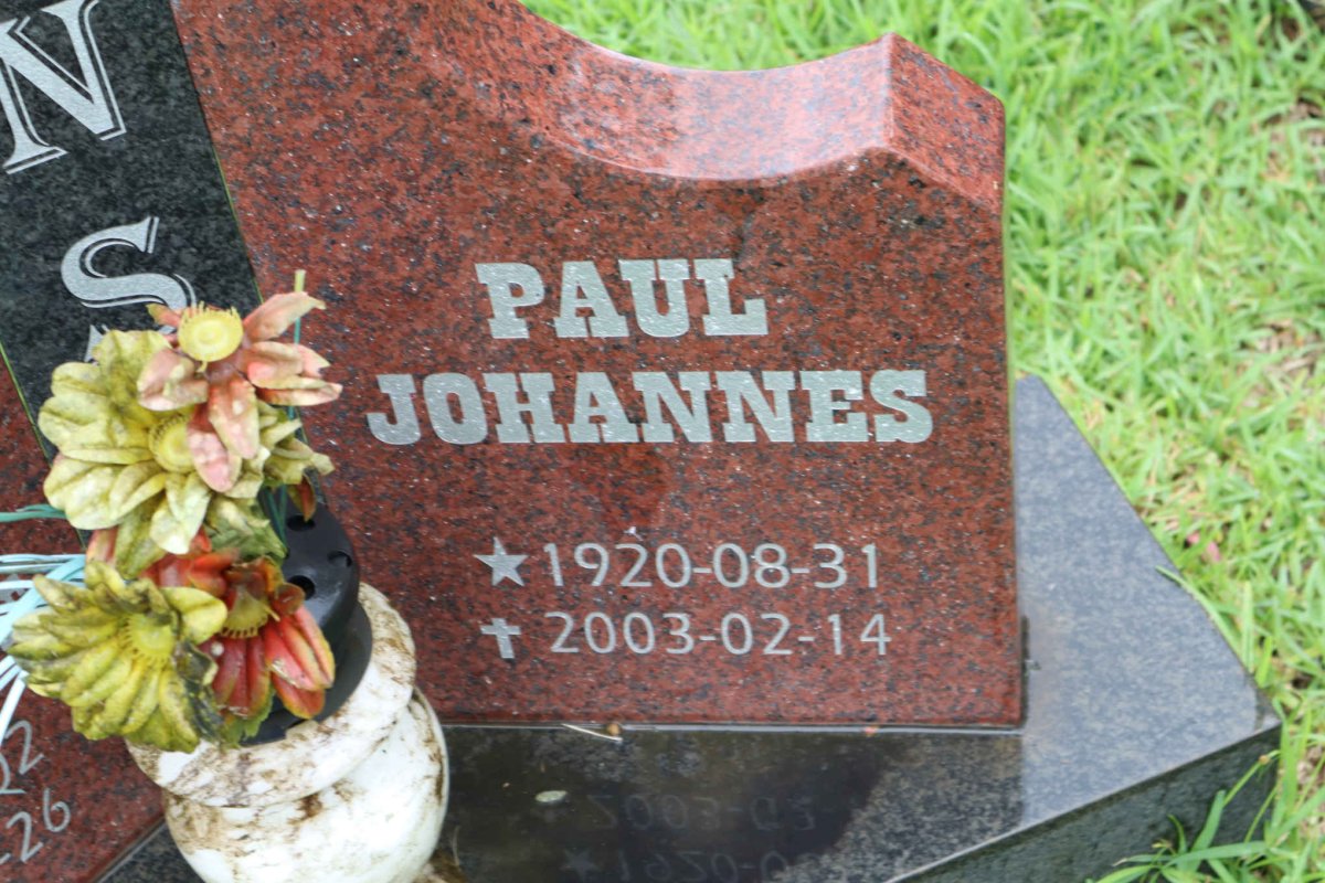 JANSEN Paul Johannes 1920-2003 &amp; Magdalena Maria Adriana nee SCHOOMBIE 1924-2008