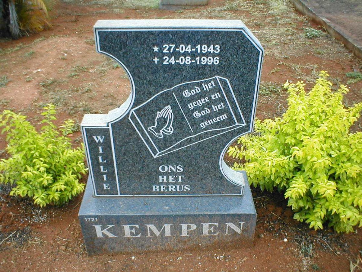 KEMPEN Willie 1943-1996