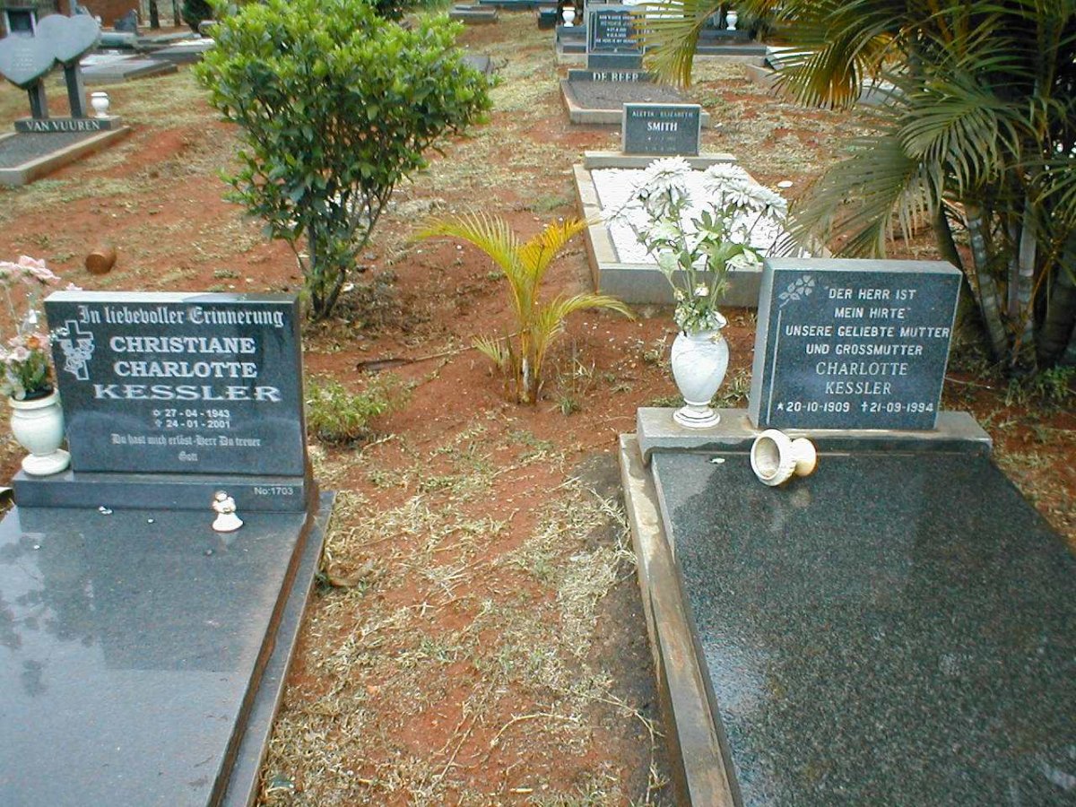 KESSLER Charlotte 1909-1994 &amp; Christiane Charlotte 1943-2001