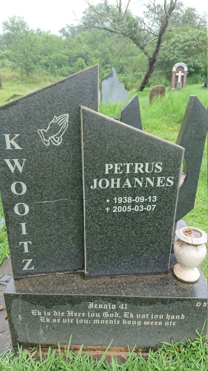 KWOOITZ Petrus Johannes 1938-2005