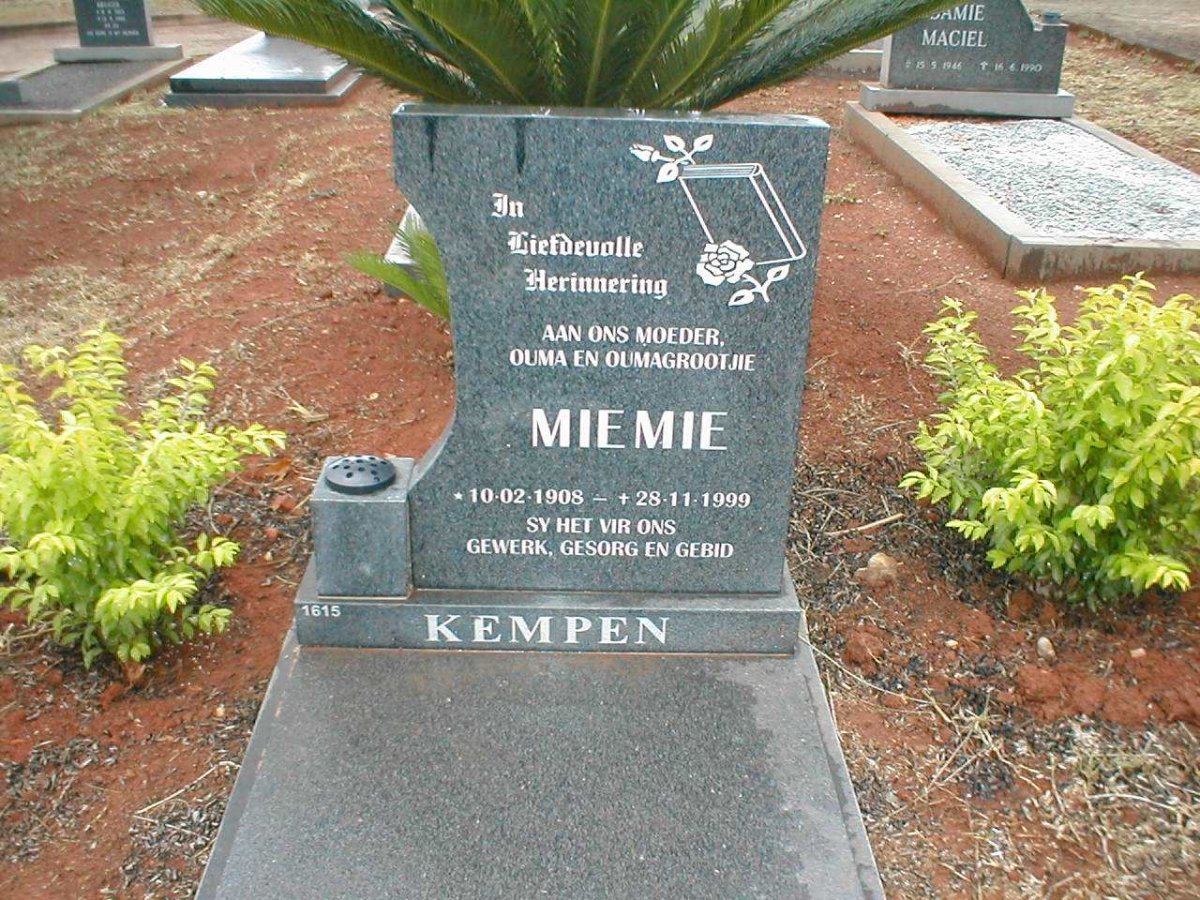 KEMPEN Miemie 1908-1999
