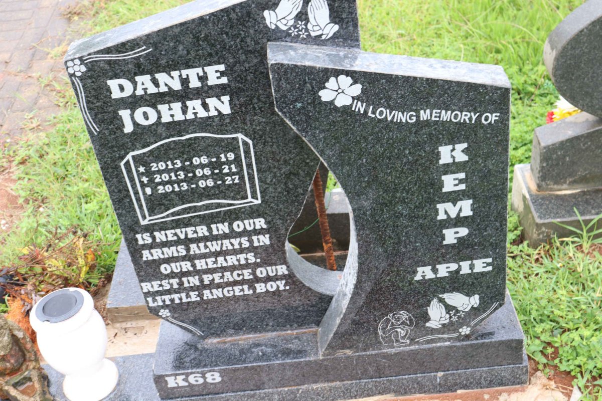 KEMP Dante Johan 2013-2013