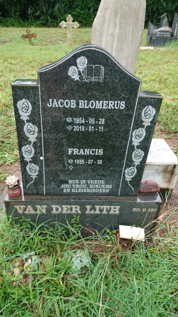 LITH Jacob Blomerus, van der 1954-2010 &amp; Francis 1955-