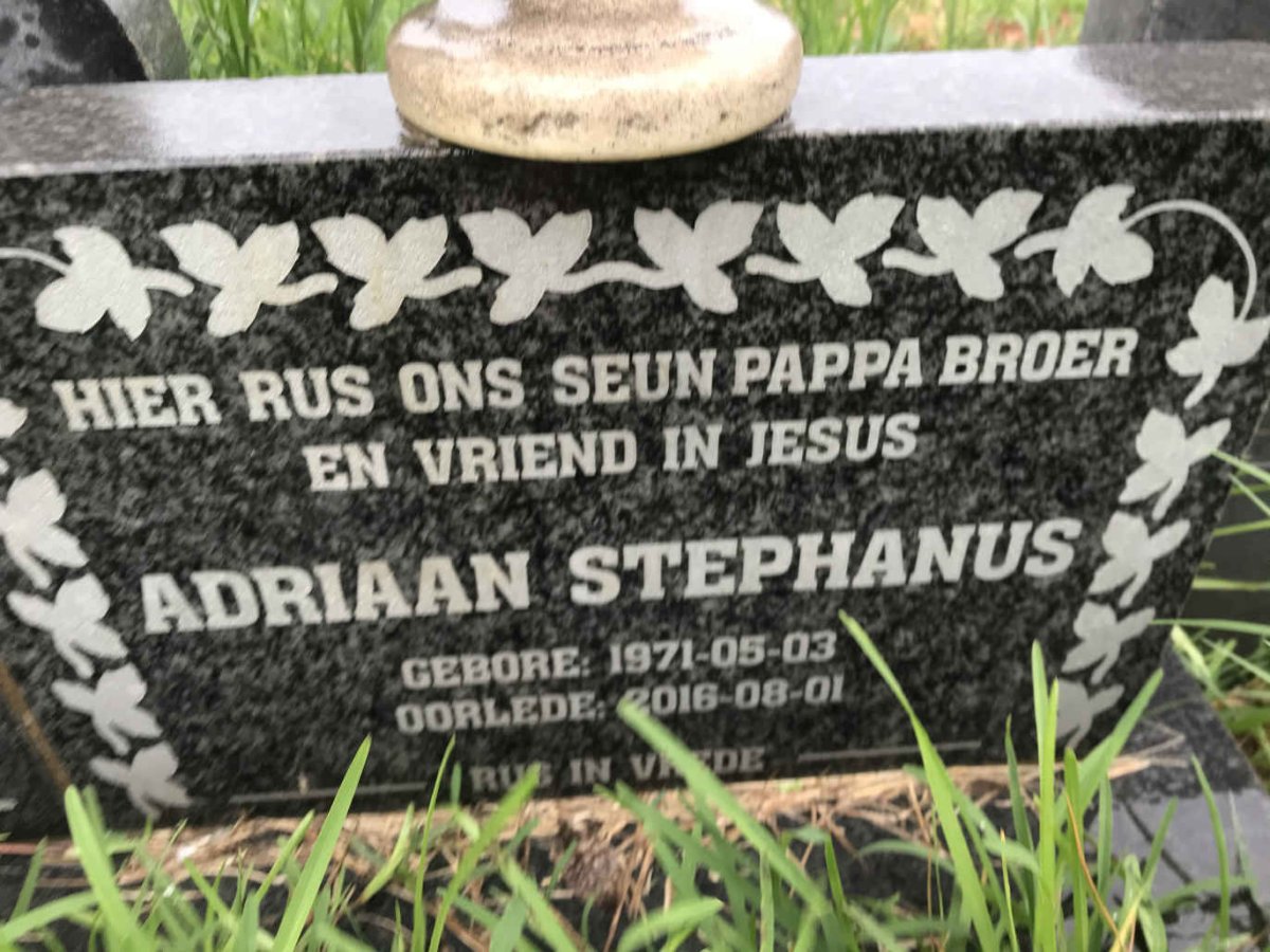LOMBARD Adriaan Stephanus 1971-2016