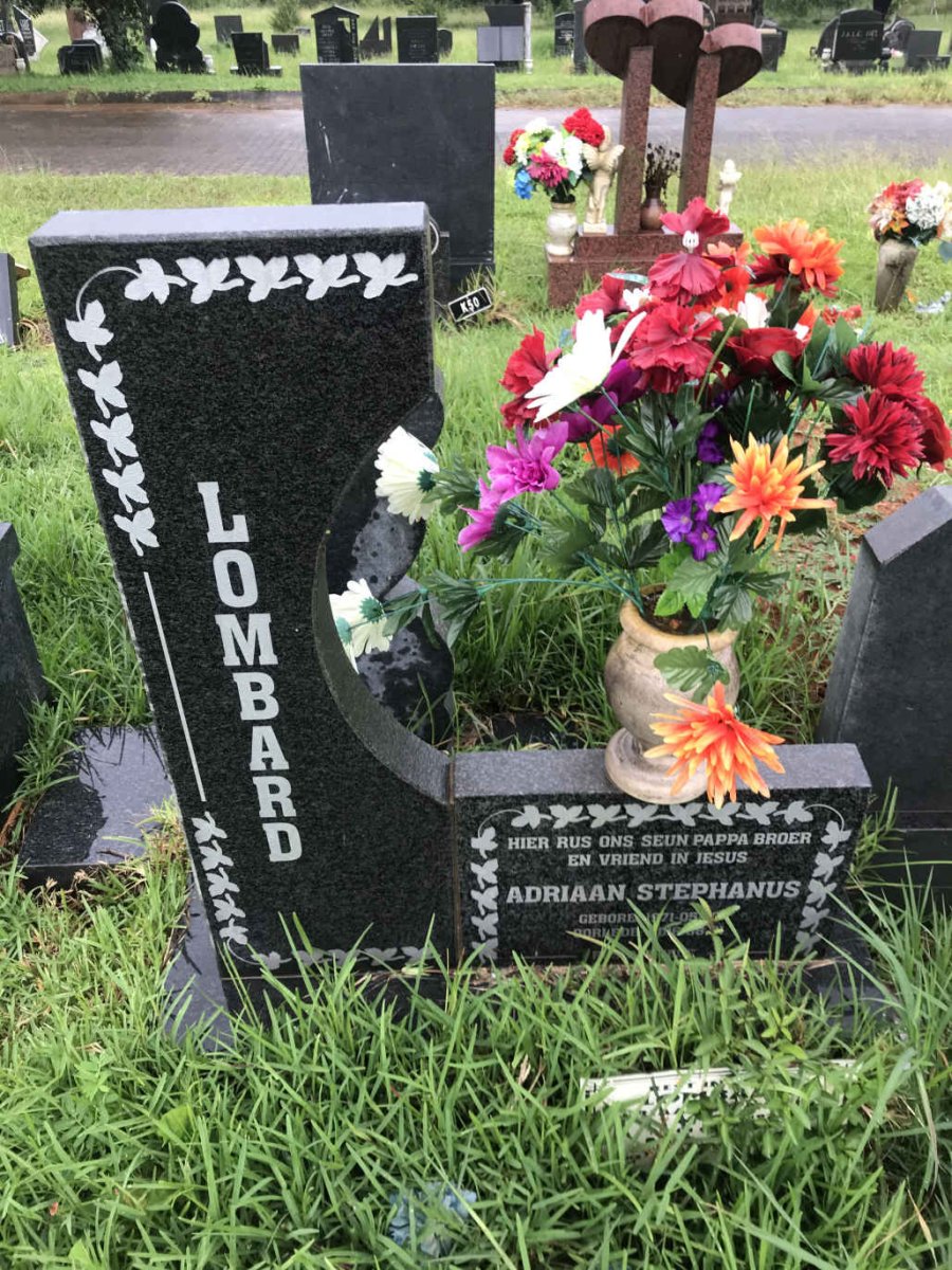 LOMBARD Adriaan Stephanus 1971-2016