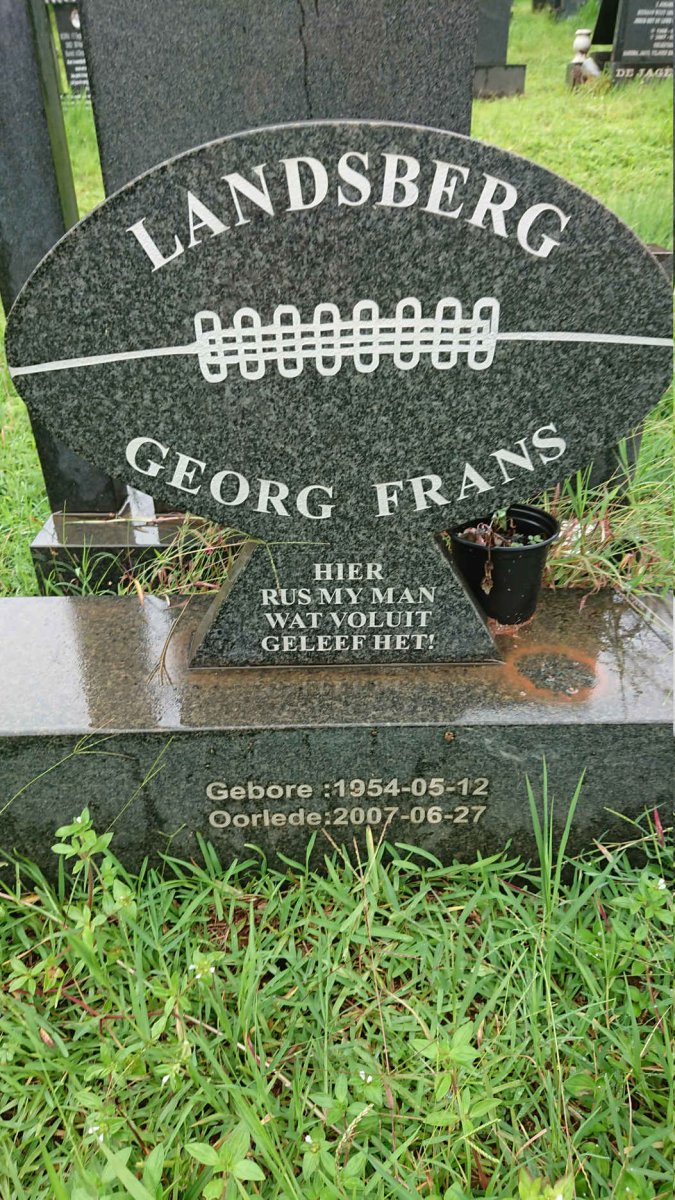 LANDSBERG Georg Frans 1954-2007