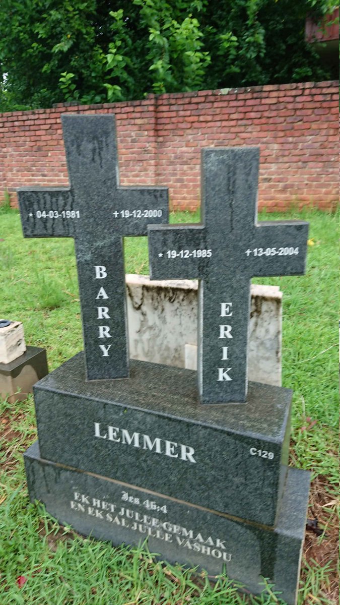 LEMMER Barry 1981-2000 :: LEMMER Erik 1985-2004
