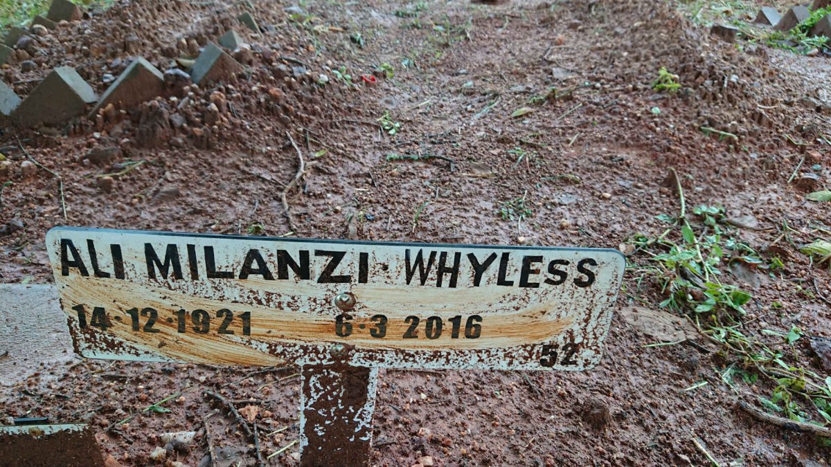 MILANZI Ali Whyless 1921-2016