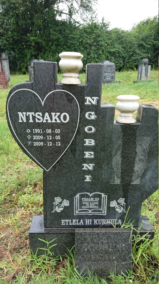NGOBENI Ntsako 1991-2009