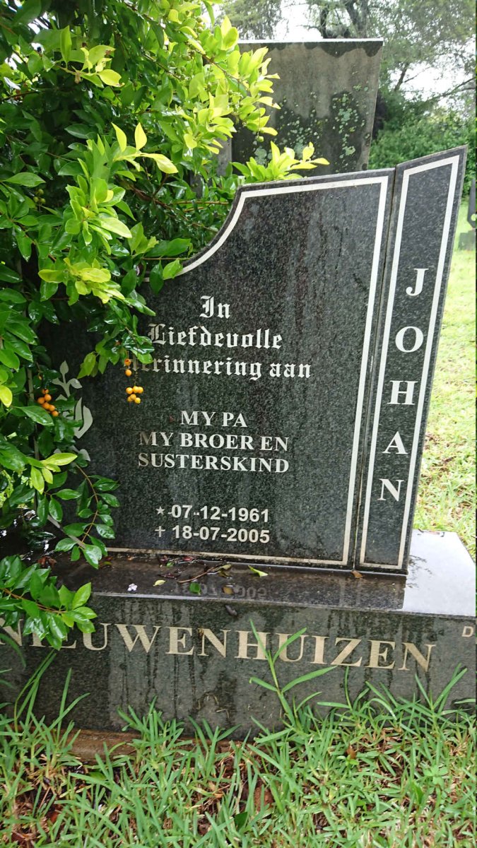 NIEUWENHUIZEN Johan 1961-2005