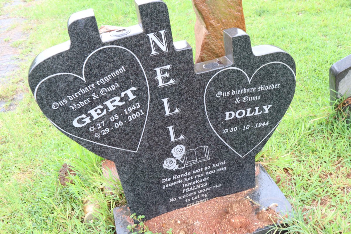 NELL Gert 1942-2001 &amp; Dolly 1944-