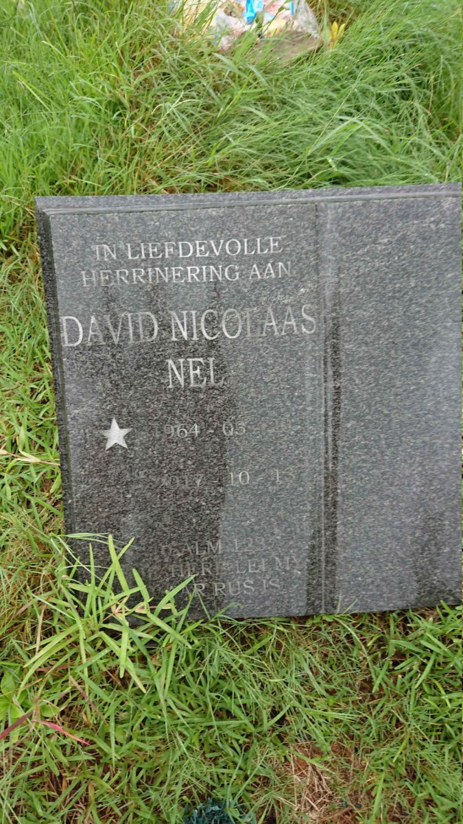 NEL David Nicolaas 1964-2017