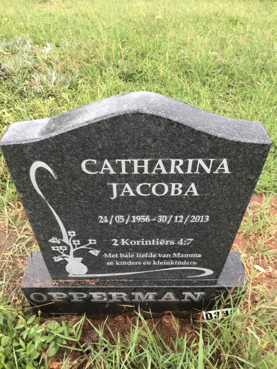 OPPERMAN Catharina Jacoba 1956-2013