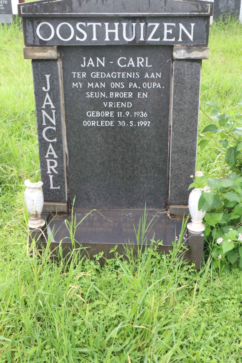 OOSTHUIZEN Jan Carl 1936-1997
