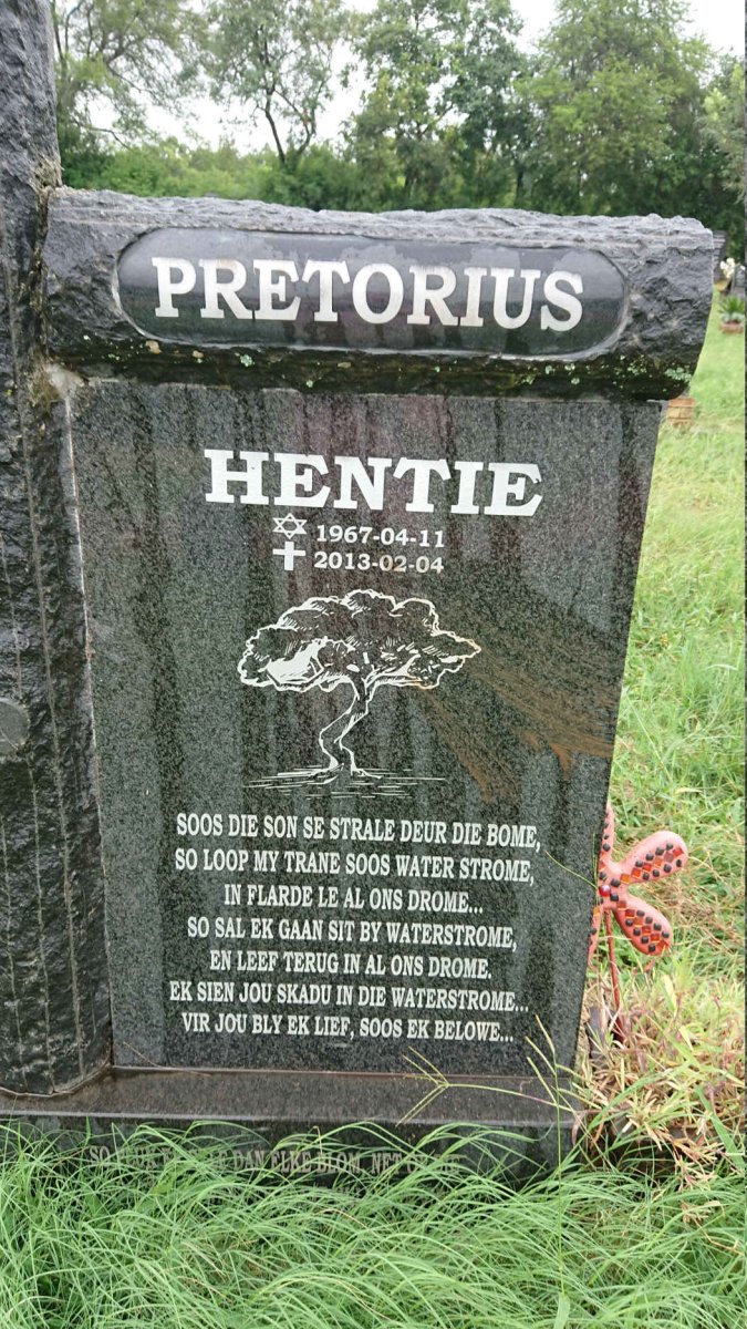 PRETORIUS Hentie 1967-2013