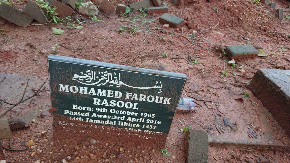 RASOOL Mohamed Farouk 1963-2016