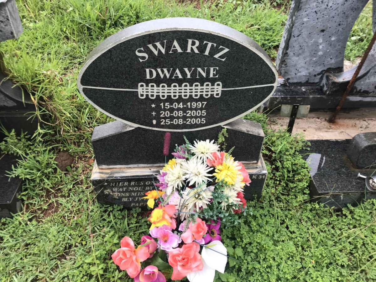 SWARTZ Dwayne 1997-2005