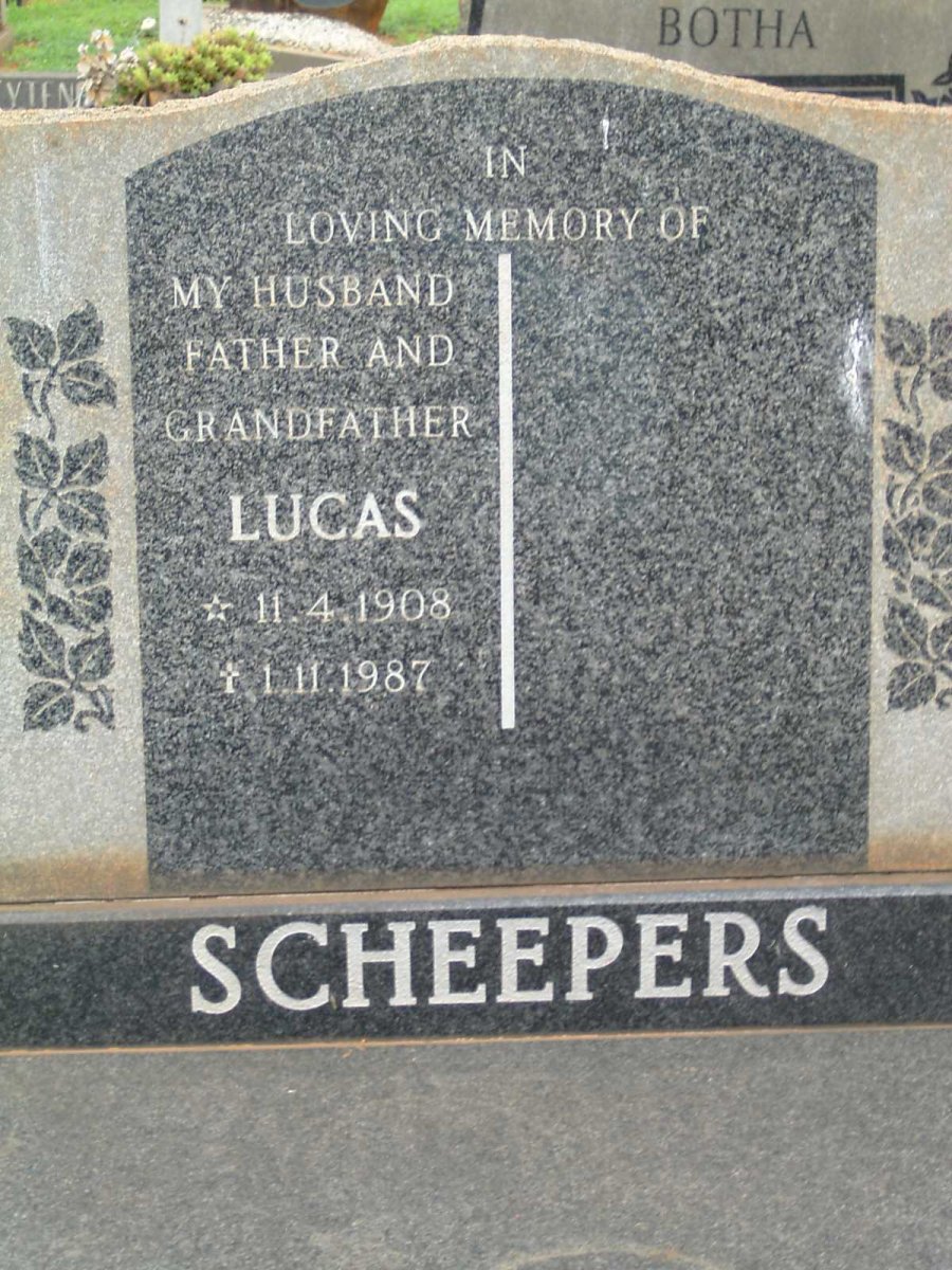 SCHEEPERS Lucas 1908-1987