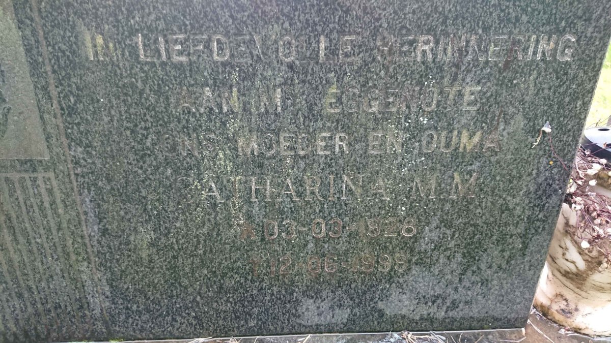 SNYMAN Catharina M.M. 1928-1999