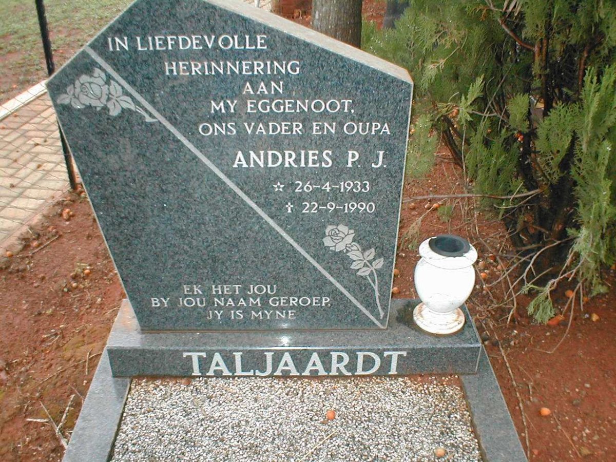 TALJAARDT Andries P.J. 1933-1990
