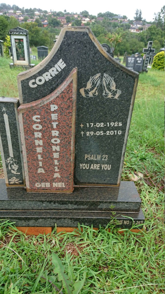 THERON Cornelia Petronella nee NEL 1925-2010