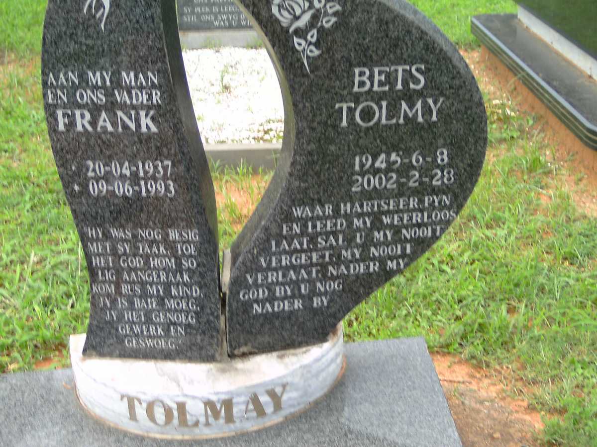 TOLMAY Frank 1937-1993 &amp; Bets 1945-2002