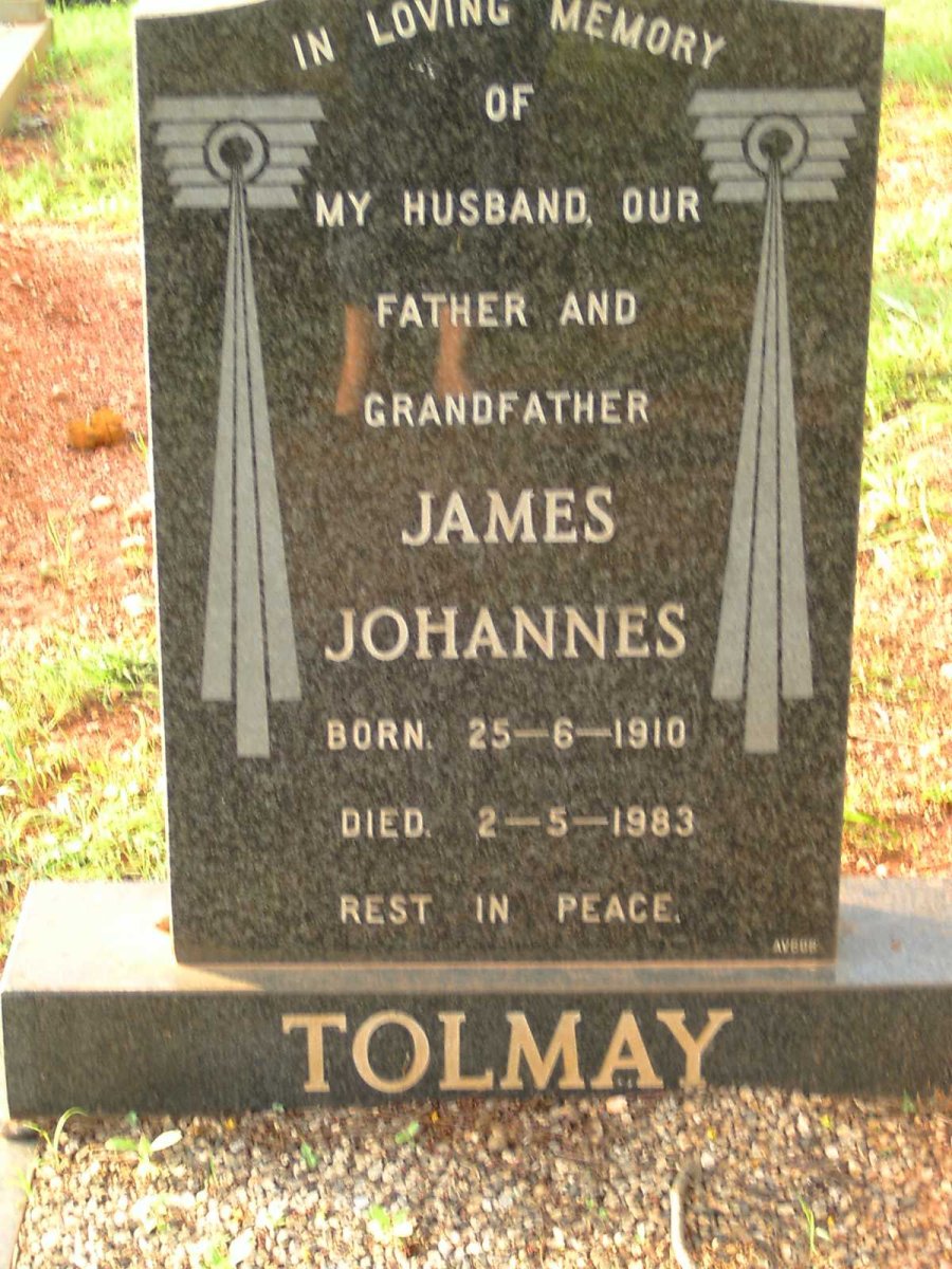 TOLMAY James Johannes 1910-1983