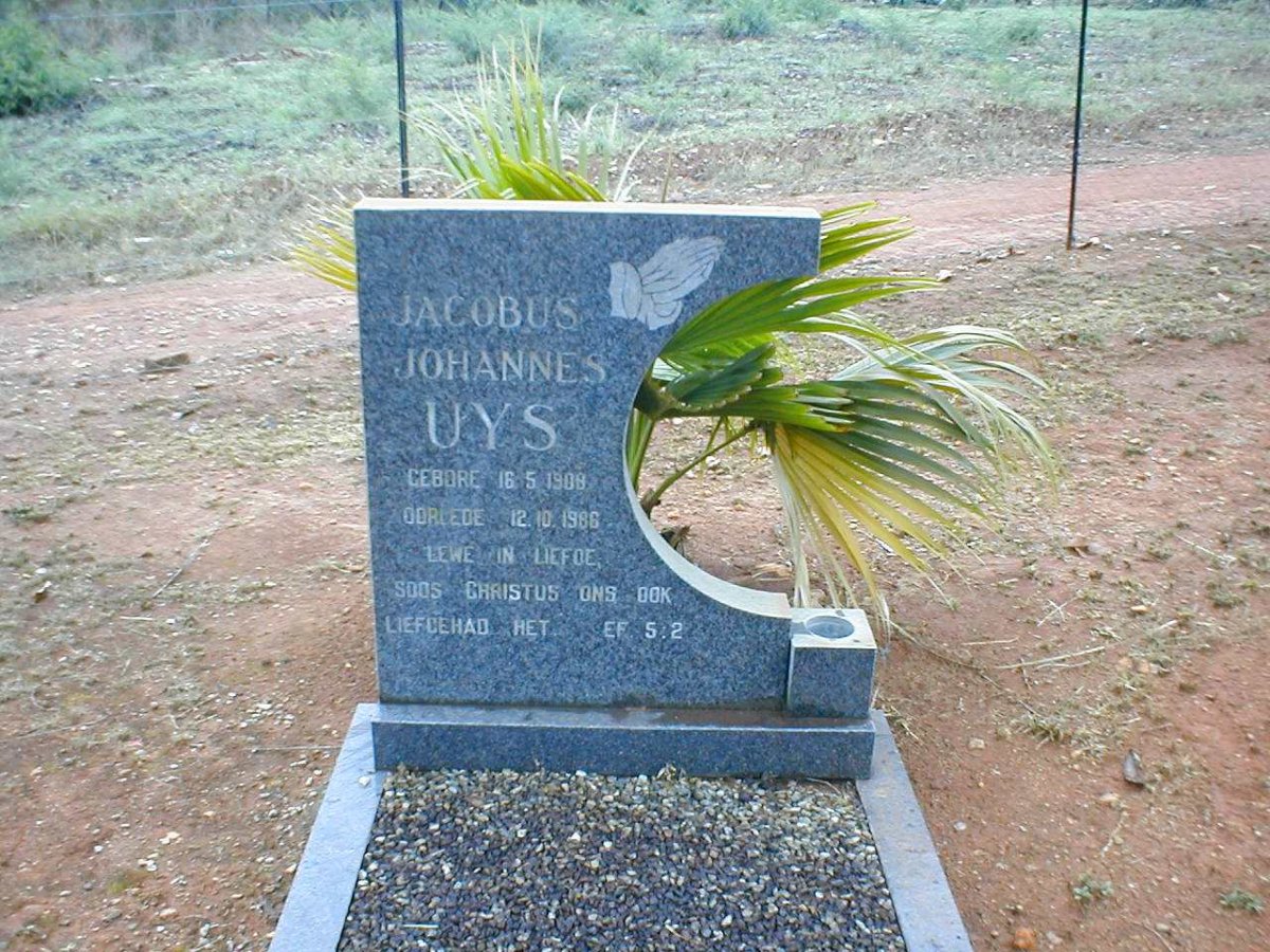 UYS Jacobus Johannes 1908-1986