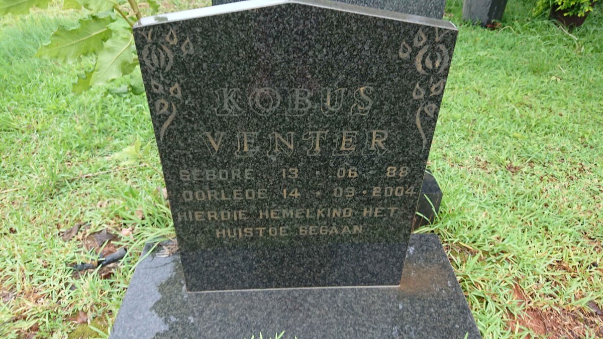 VENTER Kobus 1988-2004